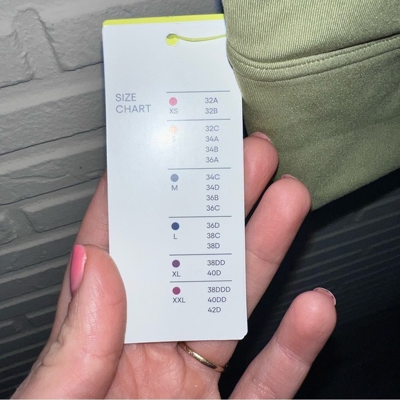 All In Motion Olive Green Light Support Racer Back Sports Bra, Women’s Size XS - Picture 3 of 5